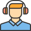 Headphones biểu tượng 64x64