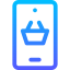 Mobile shopping icon 64x64
