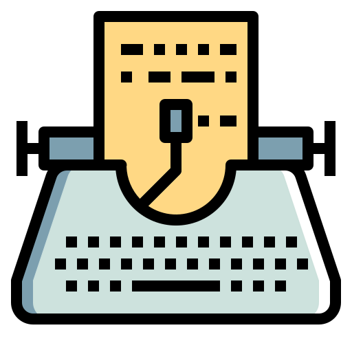 Typewriter icon