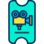 Movie ticket icon 64x64
