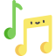 Musical notes icon 64x64