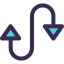 Double arrow icon 64x64