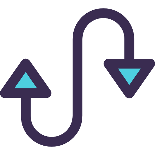 Double arrow icon