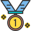 Gold medal icon 64x64