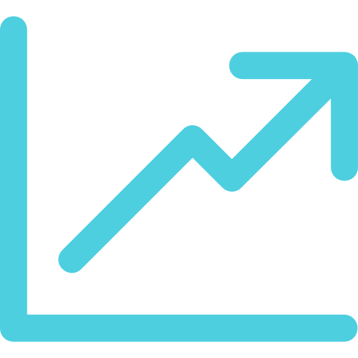 Line chart icon