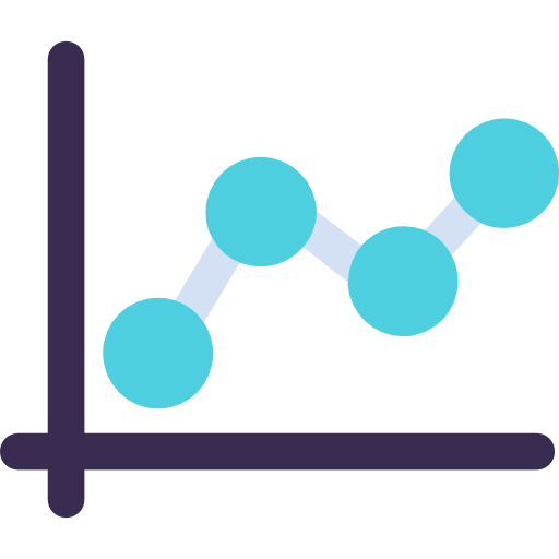 Line chart icon
