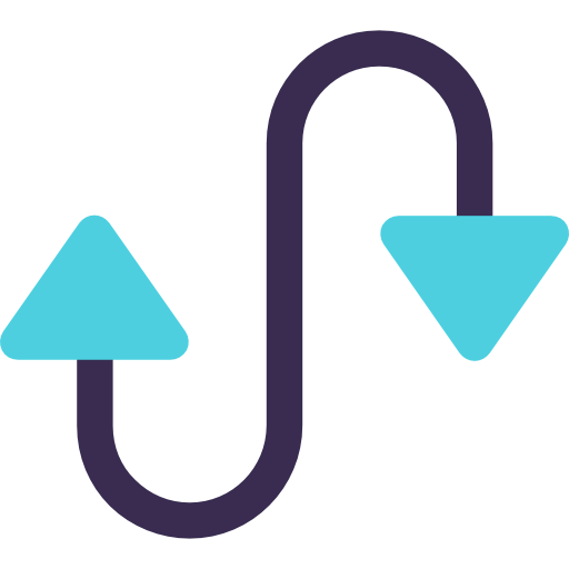 Double arrow icon