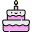 Birthday cake icon 64x64