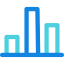 Bar chart icon 64x64