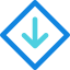 Down arrow icon 64x64