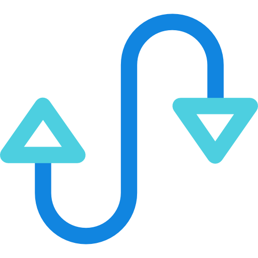Double arrow icon
