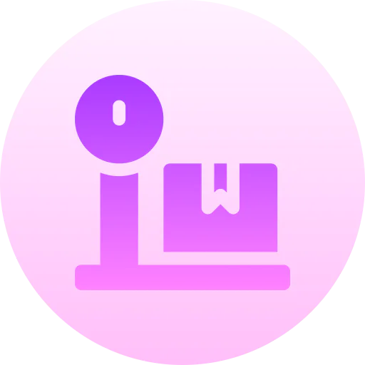 Weighing scale icon