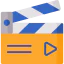Clapperboard icon 64x64