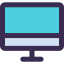 Monitor Symbol 64x64