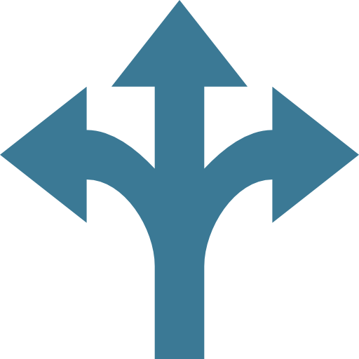 Three arrows icon