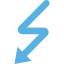 Curved arrow icon 64x64