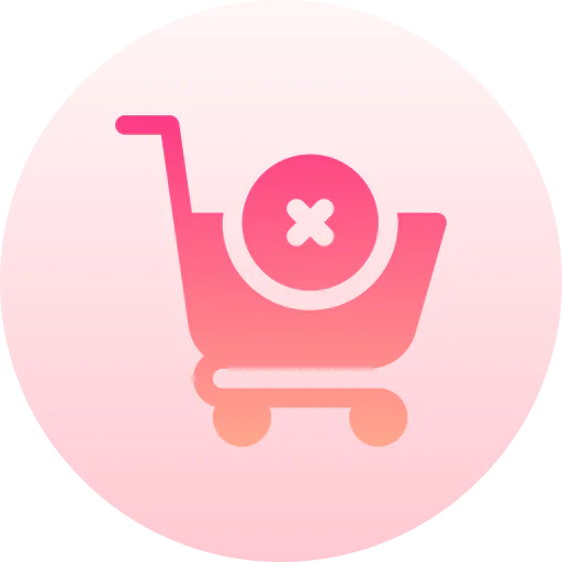 Delete cart icon