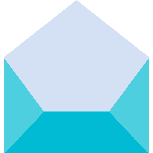 Open envelope icon