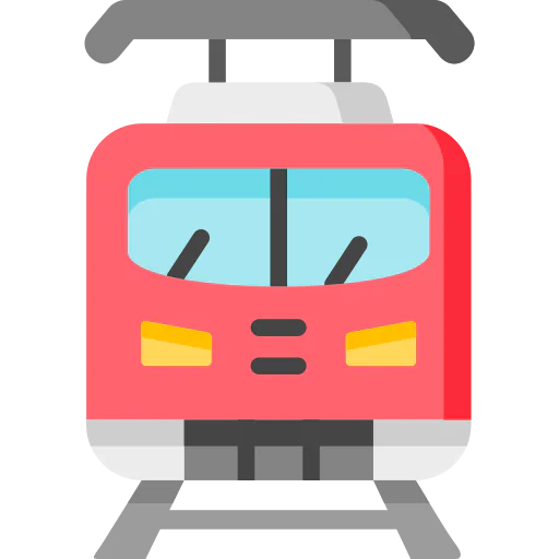 Electric train icon