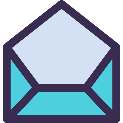 Open envelope icon
