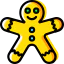 Gingerbread man icon 64x64