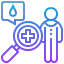 Blood test icon 64x64