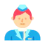 Stewardess icon 64x64