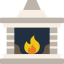 Fireplace icon 64x64