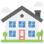 Rural hotel icon 64x64