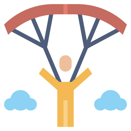 Gliding icon