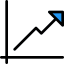 Bar chart icon 64x64