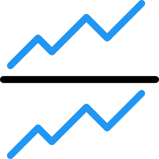 Line chart icon