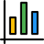 Bar graph icon 64x64