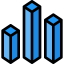 Bar graph icon 64x64