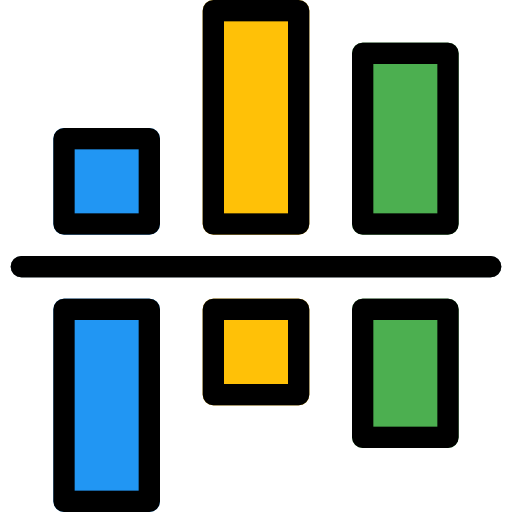 Bar graph icon