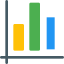 Bar graph icon 64x64