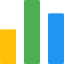 Bar graph icon 64x64