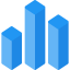 Bar graph icon 64x64