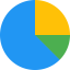 Pie chart icon 64x64