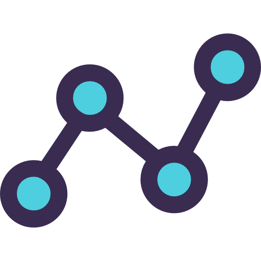 Line chart icon