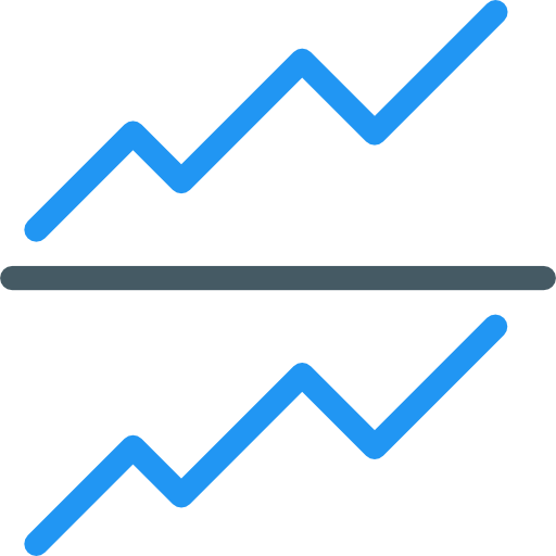 Line chart icon