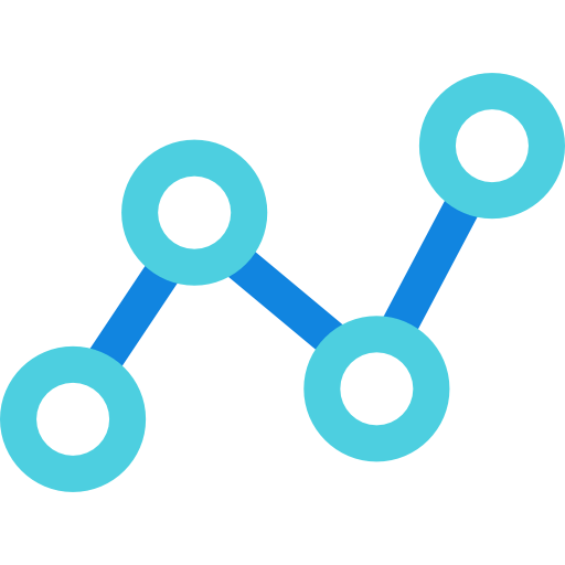Line chart icon