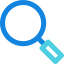 Magnifying glass icon 64x64