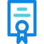 Certificate icon 64x64