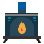 Fireplace icon 64x64