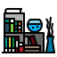 Bookshelf icon 64x64