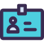 Id card icon 64x64