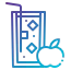 Яблочный сок иконка 64x64
