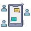 Mobile phone アイコン 64x64