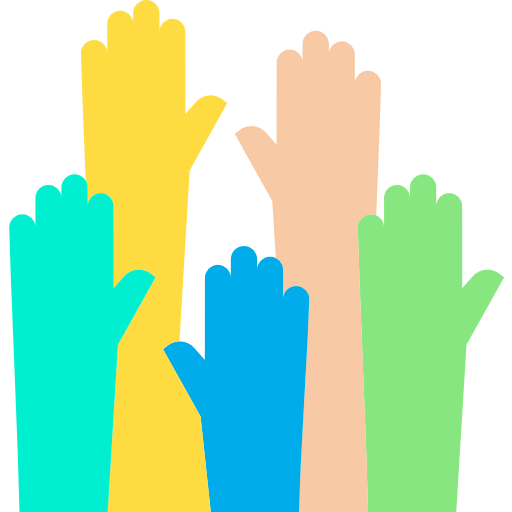 Hands up icon